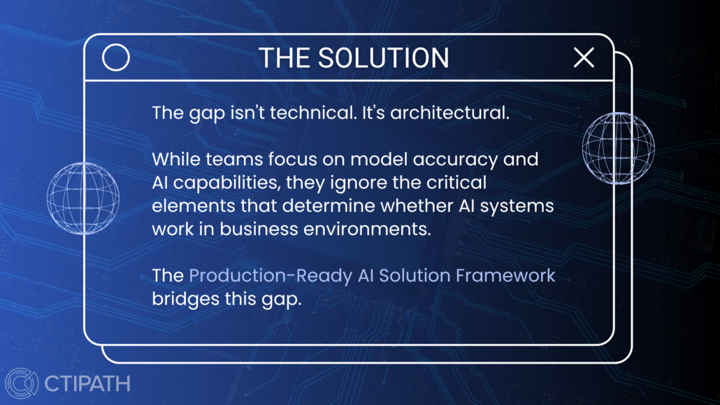 Production-Ready AI Solution Framework - The Solution